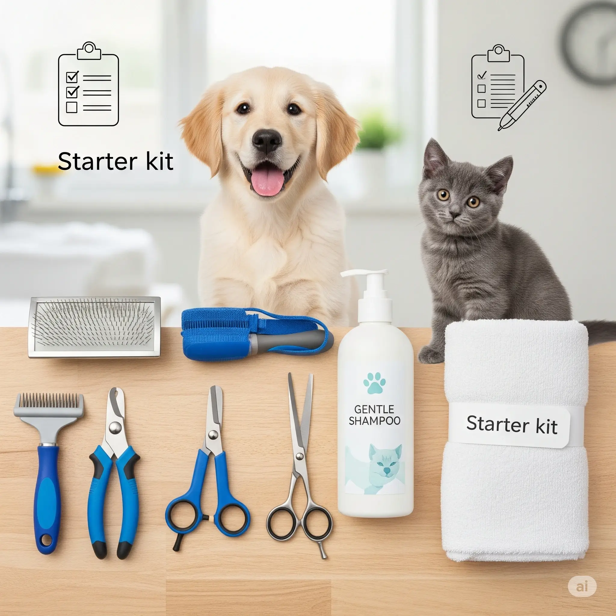 Grooming Kits for Beginners: What Every New Pet Owner Needs