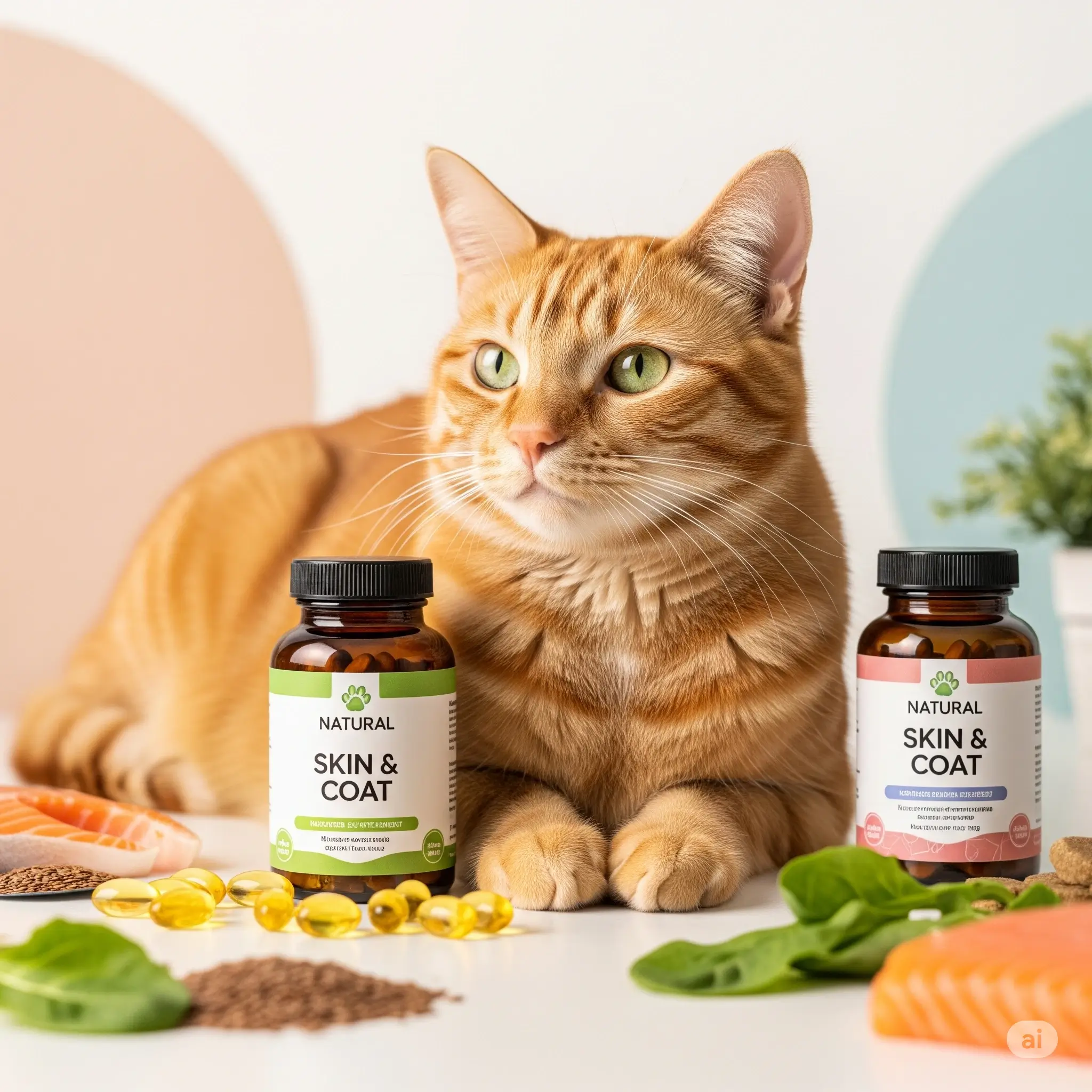 Best Skin Coat Supplements for Cats