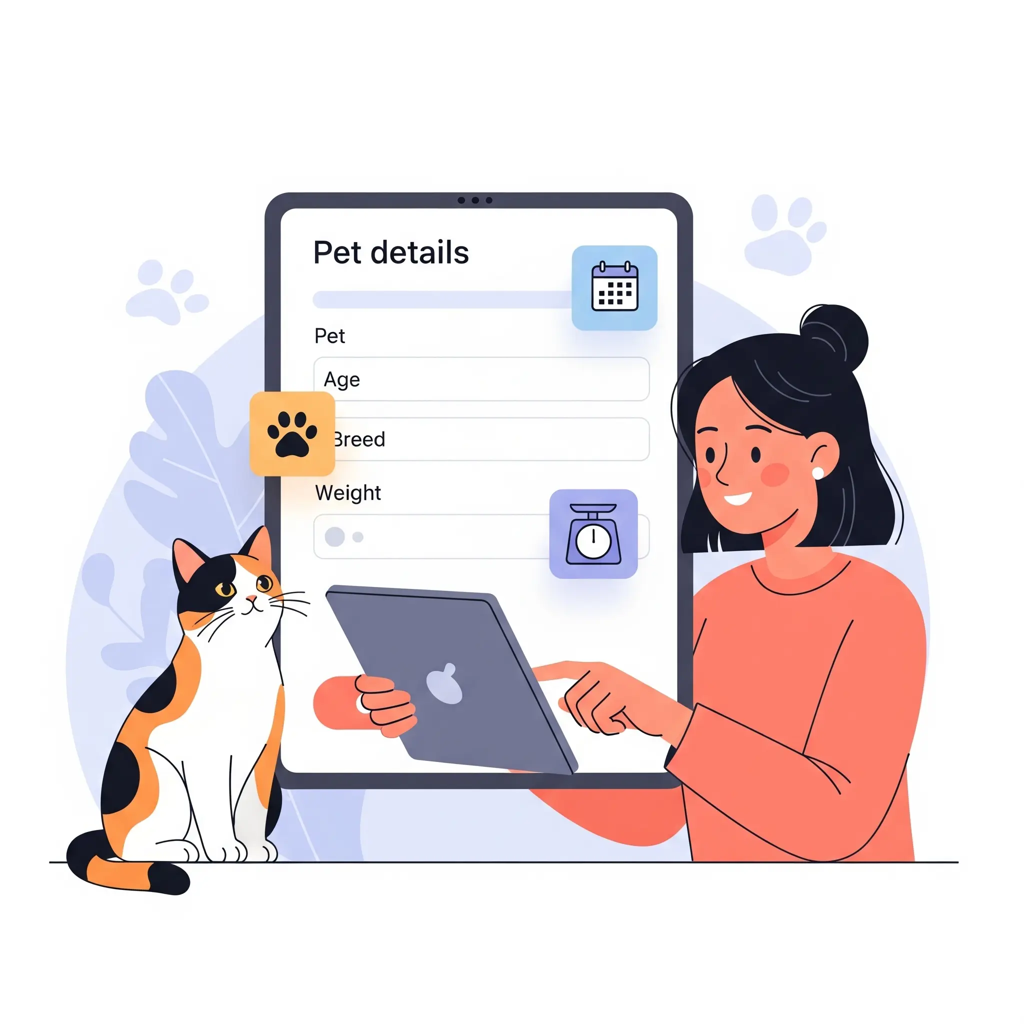 Pet information form