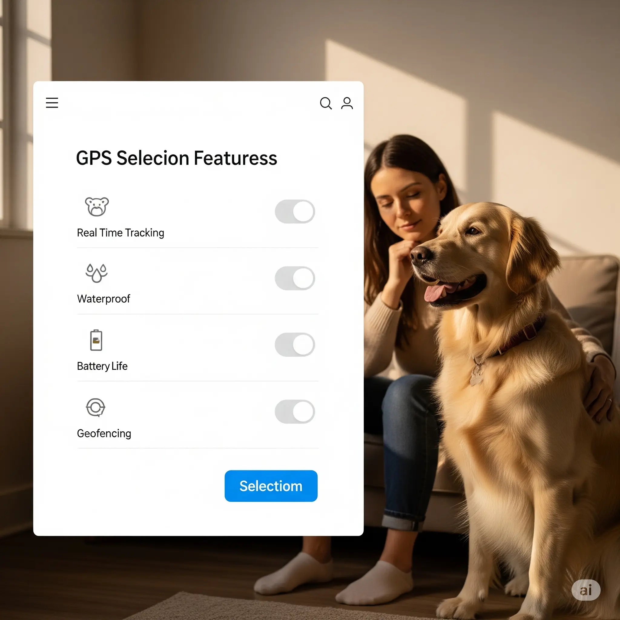 Feature selection form